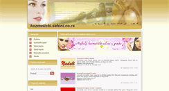 Desktop Screenshot of kozmeticki.saloni.co.rs
