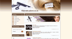 Desktop Screenshot of frizerski.saloni.co.rs